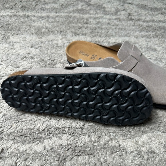 Birkenstock Boston Clog Taupe Soft Footbed Mens Size 8 9 9.5 10 10.5 11 11.5 - Picture 3 of 7